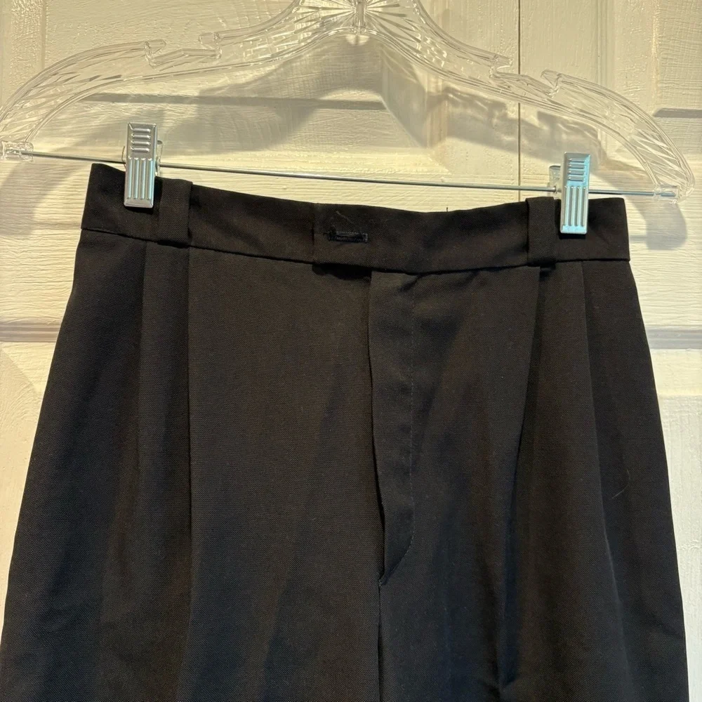 Vintage 70s Condor Black Blazer and Pant Suit Set - Size XXS
